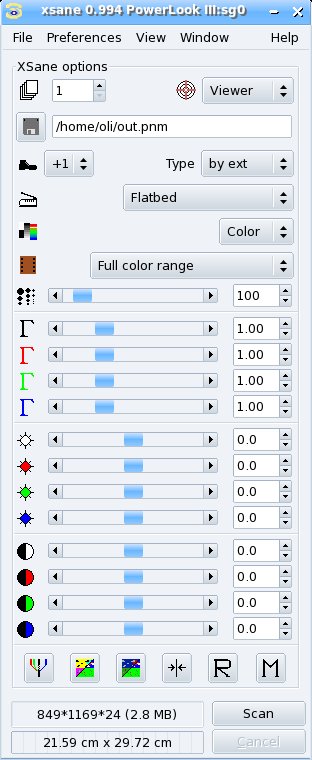 XSane-main-window